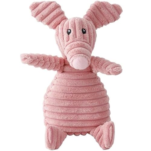 YUDOTE Weiches Welpenspielzeug, gefülltes Plüschschwein-Spielzeug mit Quietscher für kleine Hunde, niedliches Kauspielzeug für Haustiere, Rosa YUDOTE Weiches Welpenspielzeug, gefülltes Plüschschwein-Spielzeug mit Quietscher für kleine Hunde, niedliches Kauspielzeug für Haustiere, Rosa von YUDOTE