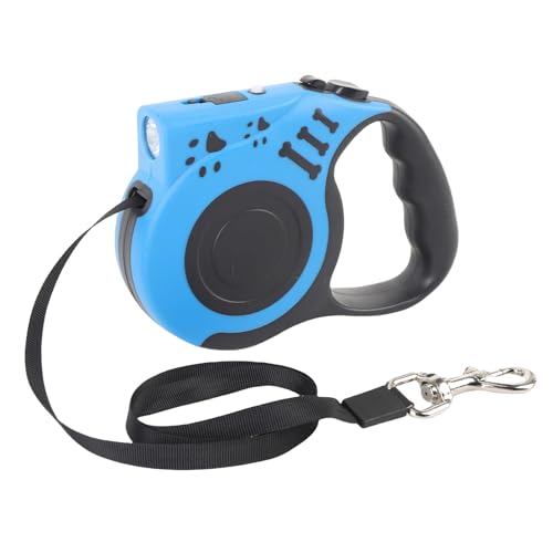 Einziehbare Hundeleine mit LED -Licht, 16,4 Fuß Automatische Teleskop -Traktorhund -Leine, Anti -Schlupfgriff für Kleine Mittelgroße Hunde Bis zu 99 Einziehbare Hundeleine mit LED -Licht, 16,4 Fuß Automatische Teleskop -Traktorhund -Leine, Anti -Schlupfgriff für Kleine Mittelgroße Hunde Bis zu 99 von YUEHISY