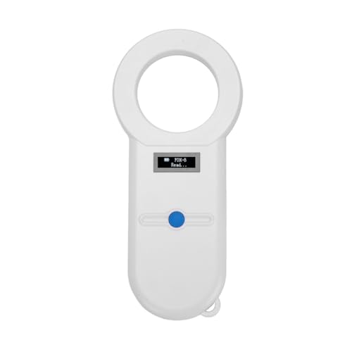 YUEHISY PET Microchip Scanner, Handheld Animal Chip Reader mit OLED -Bildschirm, USB -Ladung, Kompaktes Design, für Geflügel -Tierfische, ISO11784/85 YUEHISY PET Microchip Scanner, Handheld Animal Chip Reader mit OLED -Bildschirm, USB -Ladung, Kompaktes Design, für Geflügel -Tierfische, ISO11784/85 von YUEHISY