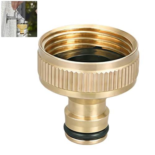 YUEHNEOM Schlauchanschluss Adapter, 1 Zoll Innengewinde Hahnverbinder aus Messing, für Gardena Schlauch Verbinder Adapter YUEHNEOM Schlauchanschluss Adapter, 1 Zoll Innengewinde Hahnverbinder aus Messing, für Gardena Schlauch Verbinder Adapter von YUEHNEOM