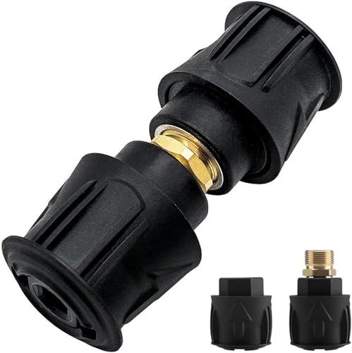 YUEHNEOM Hochdruck-Schnellbefestigung für Karcher Schlauchverbinder Pistole und Power Washer M22 14mm Quick Connect Adapter Release Adapter für Karcher K2 K3 K4 K5 K6 K7 Buchsen YUEHNEOM Hochdruck-Schnellbefestigung für Karcher Schlauchverbinder Pistole und Power Washer M22 14mm Quick Connect Adapter Release Adapter für Karcher K2 K3 K4 K5 K6 K7 Buchsen von YUEHNEOM