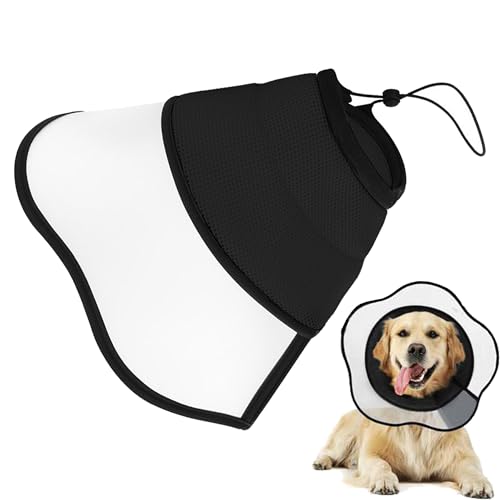 YUEMING Halskrause Hund Leckschutz, Weich Schutzhalsband Verstellbar Genesungshalsband, Elisabethanischer Halskrause für Haustier Nach Operationen Wunden Vorbeugung von Biss Leckwunden,XL YUEMING Halskrause Hund Leckschutz, Weich Schutzhalsband Verstellbar Genesungshalsband, Elisabethanischer Halskrause für Haustier Nach Operationen Wunden Vorbeugung von Biss Leckwunden,XL von YUEMING