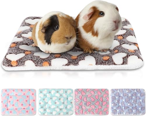 YUEPET Warme Meerschweinchen-Betteinlagen, weiche Meerschweinchen-Schlafmatten, waschbar, Kleintier-Bettwäsche, Käfigeinlagen für den Innenbereich, Kaninchen, Hamster, Eichhörnchen, Igel, Chinchilla YUEPET Warme Meerschweinchen-Betteinlagen, weiche Meerschweinchen-Schlafmatten, waschbar, Kleintier-Bettwäsche, Käfigeinlagen für den Innenbereich, Kaninchen, Hamster, Eichhörnchen, Igel, Chinchilla von YUEPET
