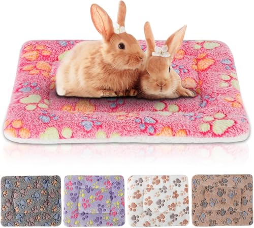 YUEPET Warme Meerschweinchen-Betteinlagen, weiche Meerschweinchen-Schlafmatten, waschbar, Kleintier-Bettwäsche, Käfigeinlagen für den Innenbereich, Kaninchen, Hamster, Eichhörnchen, Igel, Chinchilla von YUEPET