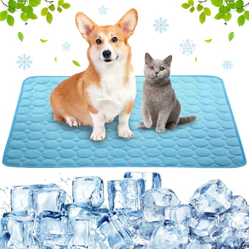 YUEXNKO Kühlmatte für Hunde Pet Dog,Kühlmatte für Hunde und Katzen,Kühlmatte für Hunde Hundematte,Haustier Kühlmatte,für Dog und Katzen im Innen- und Außenbereich und in Kisten im heißen Sommer YUEXNKO Kühlmatte für Hunde Pet Dog,Kühlmatte für Hunde und Katzen,Kühlmatte für Hunde Hundematte,Haustier Kühlmatte,für Dog und Katzen im Innen- und Außenbereich und in Kisten im heißen Sommer von YUEXNKO