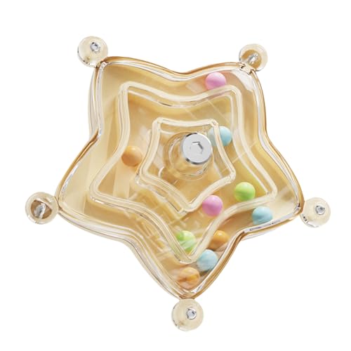 Drehbares Vogel-Spinner-Spielzeug mit rollenden Perlen, langlebig, Polypropylen, Rotatoren zur Förderung des natürlichen Verhaltens, Nymphensittich-Übungs-Spinner-Spielzeug von YUGSHNKFC