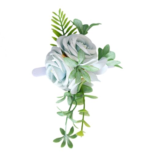 Elegante Ansteckblume für Hochzeit, Brautjungfer, Handblumen, Braut, schöne Handgelenk-Ansteckblume mit künstlicher bunter Rose Elegante Ansteckblume für Hochzeit, Brautjungfer, Handblumen, Braut, schöne Handgelenk-Ansteckblume mit künstlicher bunter Rose von YUGSHNKFC