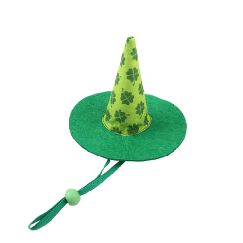 Haustier-Kostüm, Hut, lustiger Kleeblatt, Hexenhut, Party, Cosplay, Cosplay, Kopfbedeckung, Haustier-Cosplay-Zubehör, grünes Kleeblatt Haustier-Kostüm, Hut, lustiger Kleeblatt, Hexenhut, Party, Cosplay, Cosplay, Kopfbedeckung, Haustier-Cosplay-Zubehör, grünes Kleeblatt von YUGSHNKFC