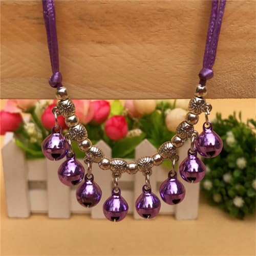 Hochzeitshalsband für Kätzchen, Welpen, Ragdolls, Haustiere, Schmuck mit tibetischen Glöckchen, Halskette, glitzernd, tibetisch von YUGSHNKFC