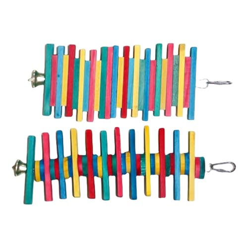 Holzvogelspielspielzeug Farbenfrohes Hangseil Für Conures Caiques Haustier Vögel Käfigzubehör Bunte Kautspielzeug Für Mittelgroßen Großen Papageien Holzvogelspielspielzeug Farbenfrohes Hangseil Für Conures Caiques Haustier Vögel Käfigzubehör Bunte Kautspielzeug Für Mittelgroßen Großen Papageien von YUGSHNKFC