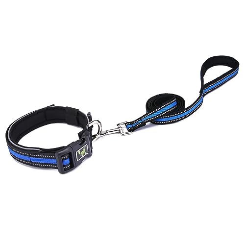 Hundehalsband Verstellbares und reflektierendes Haustierhalsband, Uni, wasserdicht, reflektierendes Hundehalsband Hundehalsband Verstellbares und reflektierendes Haustierhalsband, Uni, wasserdicht, reflektierendes Hundehalsband von YUGSHNKFC