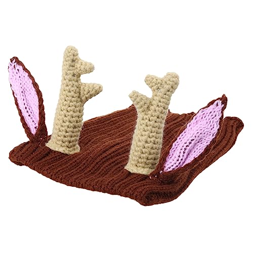 Katzen-Strickmütze, Hunde-Kopfbedeckung, Ohrwärmer, Haustier-Zubehör, Klappe, Ohrwickel, Foto-Requisiten und kleine Hunde Katzen-Strickmütze, Hunde-Kopfbedeckung, Ohrwärmer, Haustier-Zubehör, Klappe, Ohrwickel, Foto-Requisiten und kleine Hunde von YUGSHNKFC
