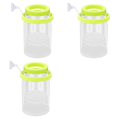 Praktische Plastikfischzüchterbox Zum Anheben In Aquarien Mit Saugnäpfe/schwimmender Brutschachtel 3PCs von YUGSHNKFC