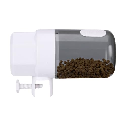 Regulierbarer Aquarium-Futterspender für Fische, Auto-Timer, batteriebetrieben, für Trockenfutter, Pellets und Flocken von YUGSHNKFC