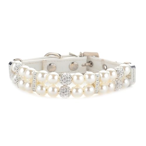 Ultra-blinkendes Strass-Hundehalsband für Hochzeit für kleine Mädchen, Hunde, Kätzchen, funkelndes Halsband, Hochzeitsschmuck Ultra-blinkendes Strass-Hundehalsband für Hochzeit für kleine Mädchen, Hunde, Kätzchen, funkelndes Halsband, Hochzeitsschmuck von YUGSHNKFC