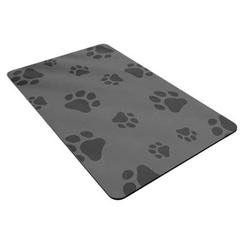 Waschbare Futtermatte für Katzen und Hunde, strapazierfähig, wasserdicht, für Verschütten und Spritzer Waschbare Futtermatte für Katzen und Hunde, strapazierfähig, wasserdicht, für Verschütten und Spritzer von YUGSHNKFC