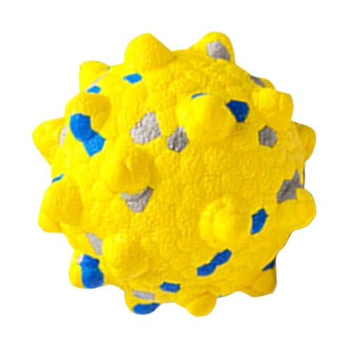 YUGSHNKFC Bouncy Pet DogChew Spielzeug mit strukturierten Oberflächen zur Zahnsteinentfernung und zum Apportieren im Freien, Gummiball YUGSHNKFC Bouncy Pet DogChew Spielzeug mit strukturierten Oberflächen zur Zahnsteinentfernung und zum Apportieren im Freien, Gummiball von YUGSHNKFC