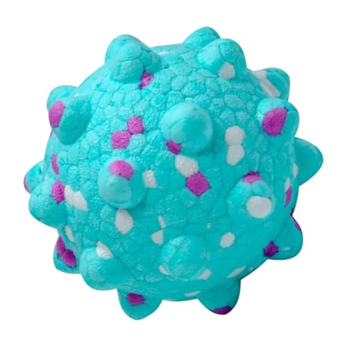 YUGSHNKFC Bouncy Pet DogChew Spielzeug mit strukturierten Oberflächen zur Zahnsteinentfernung und zum Apportieren im Freien, Gummiball YUGSHNKFC Bouncy Pet DogChew Spielzeug mit strukturierten Oberflächen zur Zahnsteinentfernung und zum Apportieren im Freien, Gummiball von YUGSHNKFC
