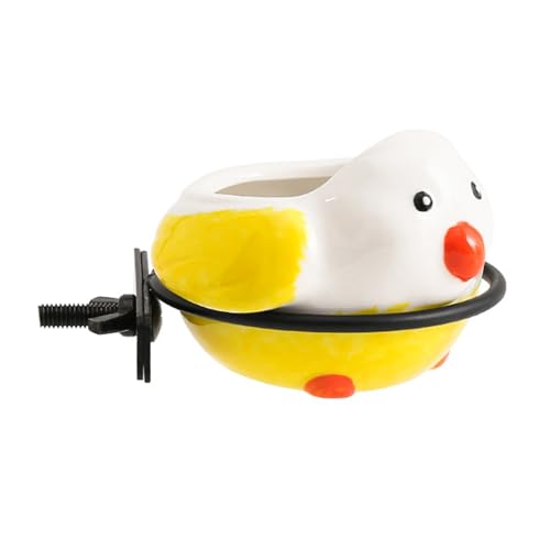 YUGSHNKFC Cartoon-Vogel-Form für Käfig, für Sittiche und Nymphensittiche, Futter-/Wassernapf, Hängender Käfig, Futterspender, Wasser-Futterstation, Haustier-Vogelzubehör von YUGSHNKFC