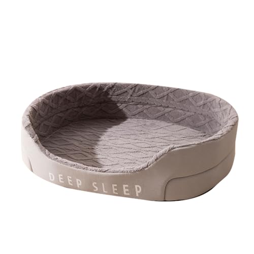 YUGSHNKFC Dickes Hundebett, weiches Schlafkissen, kleine Hunde, Sofa, warme Bettmatte, kratzfestes Welpenhaus, Kissen, Ruhesitz, Hundezubehör von YUGSHNKFC