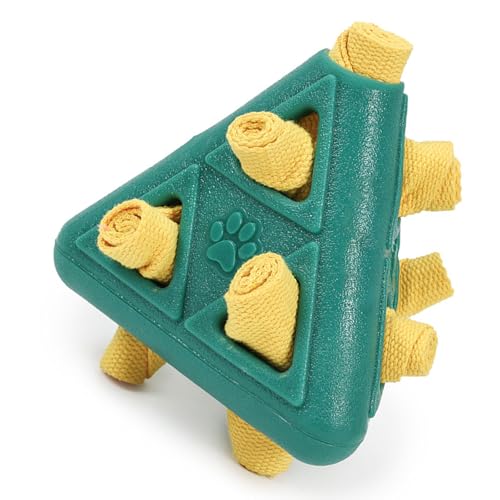 YUGSHNKFC Dreieckiges Kauspielzeug für Hunde mit Leckerli-Spender und Zahnreinigung für Kauer mit Zahnpflegevorteilen Hunde-Puzzle-Spielzeug mit Leckerli-Fach YUGSHNKFC Dreieckiges Kauspielzeug für Hunde mit Leckerli-Spender und Zahnreinigung für Kauer mit Zahnpflegevorteilen Hunde-Puzzle-Spielzeug mit Leckerli-Fach von YUGSHNKFC