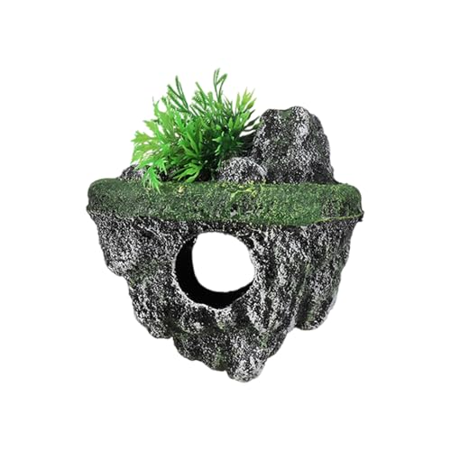 YUGSHNKFC Fischzucht-Simulationsversteck Heiligtümer Höhle Grab Aquarium Landschaftsbau Fischtanks Schwimmender Stein von YUGSHNKFC
