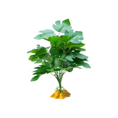 YUGSHNKFC Reptilien Habitats Dekoration Einsiedler Lebensraum Pflanze Realistische Terrarien Pflanze für Reptilien Terrarien von YUGSHNKFC