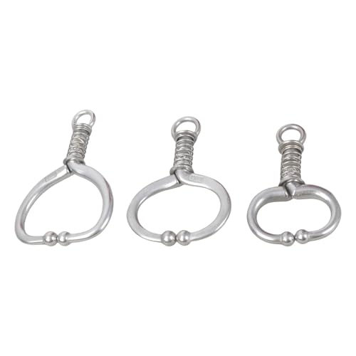 YUGSHNKFC Set Von 3 Edelstahl Federkuhnasenringen Für Die Viehsteuerung Mit Automatischem Zubehör Für Verriegelungsdesign YUGSHNKFC Set Von 3 Edelstahl Federkuhnasenringen Für Die Viehsteuerung Mit Automatischem Zubehör Für Verriegelungsdesign von YUGSHNKFC