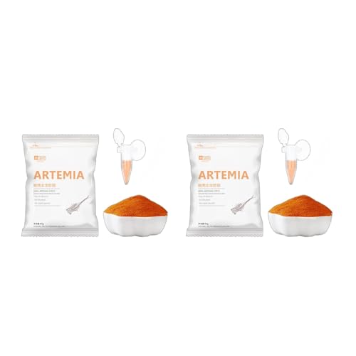 YUHANGCIYE 60G Aquarium Schlüpfen Tropische Fischfutter Artemia Schaleneier Salzlake Garnelen Schale Eierfutter zum Füttern von Babyfischen YUHANGCIYE 60G Aquarium Schlüpfen Tropische Fischfutter Artemia Schaleneier Salzlake Garnelen Schale Eierfutter zum Füttern von Babyfischen von YUHANGCIYE