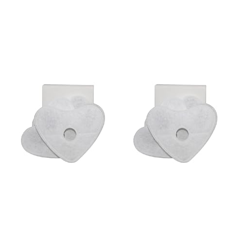YUHANGCIYE Aktivkohlefilter Herzform für automatischen Wassertrinkbrunnen 4 Stück halten Wasser frisch für Katzenbrunnen Di YUHANGCIYE Aktivkohlefilter Herzform für automatischen Wassertrinkbrunnen 4 Stück halten Wasser frisch für Katzenbrunnen Di von YUHANGCIYE