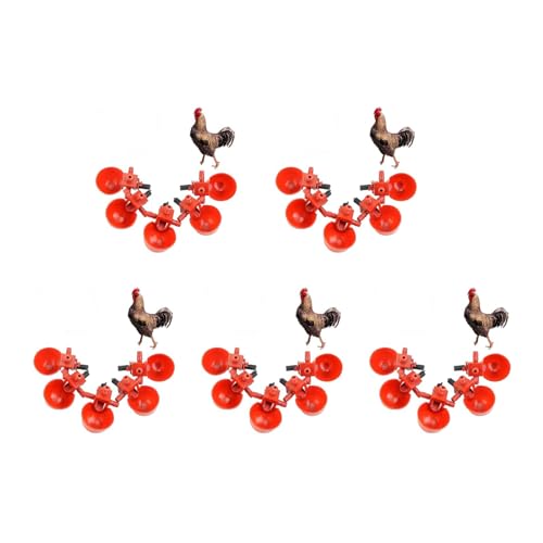 YUHANGCIYE Automatischer Vogelstall, Geflügel, Hühner, Geflügel, Geflügel, Geflügel, Trinkbecher, 5 Stück von YUHANGCIYE