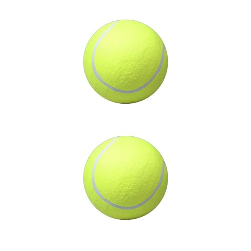 YUHANGCIYE Interativer Hunde-Ball, Kauball für Welpen, 24,1 cm, für riesige Tennisbälle, langlebig, für Haustiere, Welpen, Hunde, drinnen und draußen von YUHANGCIYE
