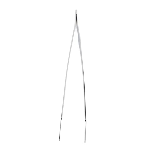 Aquarium Pinzette Edelstahl Langer Griff für Wasser zange Aquarium Pflanzen Substrate Kies Korallen (Curved Tweezers) von YULEESIYIP