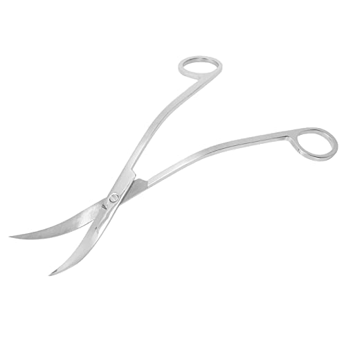 Aquatische Pflanze Edelstahlschere Langlebig einfach bedienen Aquarienfischtank (Wave Shears 25cm) von YULEESIYIP
