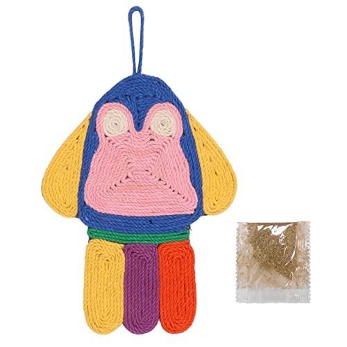 Katzenkratzmatten -Cartoon Sisal verhindern Sie Schlupfkatze Kratzer Pad Teppich Lanyard für Bodentür Wand (Typ 6) von YULEESIYIP