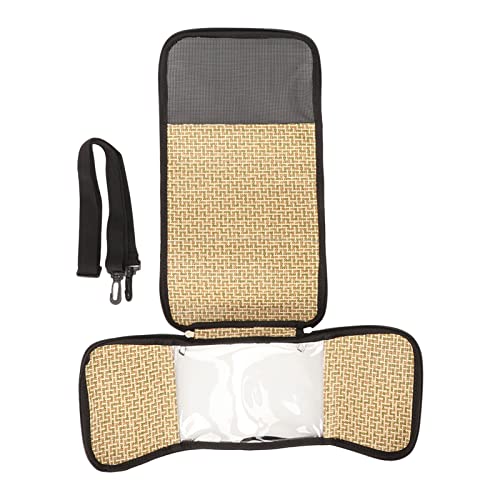 Vogel-Tragetasche, transparent, tragbar, leicht, atmungsaktiv, für Papageien, Reisekäfig für Nymphensittiche, Sittiche, kleine Vögel (Grau) von YULEESIYIP