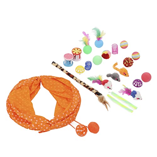 YULEESIYIP 22 PCs Katzenspielzeug Verschiedene Kombinationen Glockenballfeder -Spielzeug -Katzen -Interaktives Spielzeug YULEESIYIP 22 PCs Katzenspielzeug Verschiedene Kombinationen Glockenballfeder -Spielzeug -Katzen -Interaktives Spielzeug von YULEESIYIP