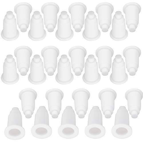 YULEESIYIP 30 Prozent Kunststoff einstellbare Höhe Aquariumboden Filterplattenhalterung Fischtanks Filtrationsrastplatte Support Accessoire (White) von YULEESIYIP