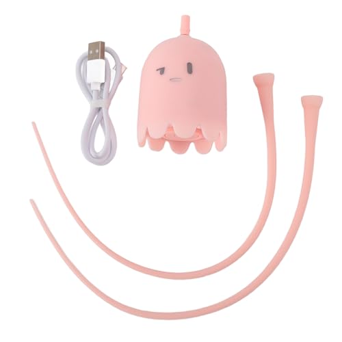 YULEESIYIP Electric Cat Toy Toy Weiches Silikon Interaktives Katzenspielzeug selbst Spielen Autorotation Katzenstab Spielzeug für Kätzchen Kaut (Rosado) von YULEESIYIP