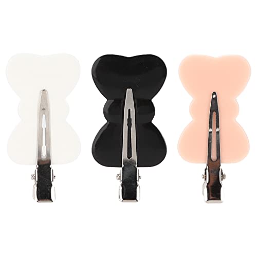 YULEESIYIP Haustier-Haarnadel, ABS, wiederverwendbar, spurlos, Snap-Haarspange für Aufführungen, Geburtstagsfeiern (Three Butterfly Color Mixed) von YULEESIYIP