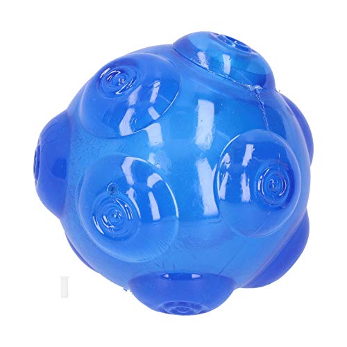 YULEESIYIP Haustier -Kau -Spielzeug -Squeaker Ball Bouncy schwimmende Zähne putzen für Hunde klein mittelhellweich haltbar (Blue) von YULEESIYIP