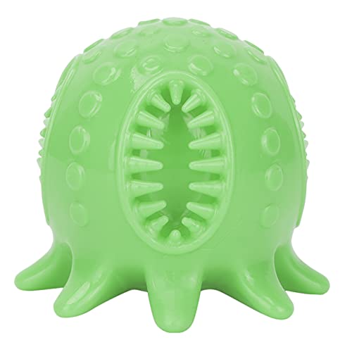 YULEESIYIP Oktopus Form Hundzähne Reinigung Kautkugel Quietschende Zahnbürste Biss Spielzeug für Haustiere Care Blau (Green) von YULEESIYIP
