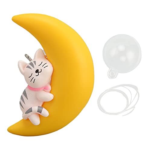 YULEESIYIP Schwimmende Aquariumdekorationen Mond sichere Exquisite süße Mondtiere Dekor Fischtank Accessoires (Cat) von YULEESIYIP