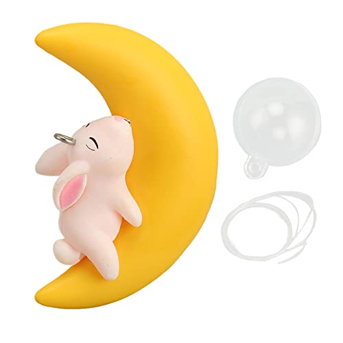 YULEESIYIP Schwimmende Aquariumdekorationen Mond sichere Exquisite süße Mondtiere Dekor Fischtank Accessoires (Rabbit) von YULEESIYIP