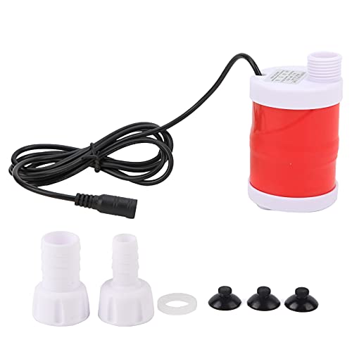 YULEESIYIP Tragbare Tauchpumpe zur Filtration von Aquarien, Umwälzpumpe, geringer Stromverbrauch, einfache Einrichtung für Aquarienteiche von YULEESIYIP