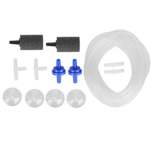 YULEESIYIP Zubehör für Aquarium-Luftpumpen, Saugnapf, Rückschlagventil, Luftstein, Dreiwegeverbindung für Aquarium, 4 mm Luftrohr YULEESIYIP Zubehör für Aquarium-Luftpumpen, Saugnapf, Rückschlagventil, Luftstein, Dreiwegeverbindung für Aquarium, 4 mm Luftrohr von YULEESIYIP