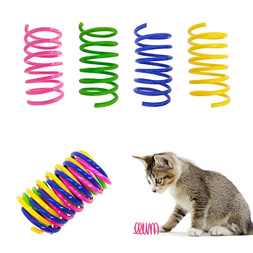 YULOYI Katzenfedern-Spielzeug für Indoor-Katzen, 60 Stück von YULOYI