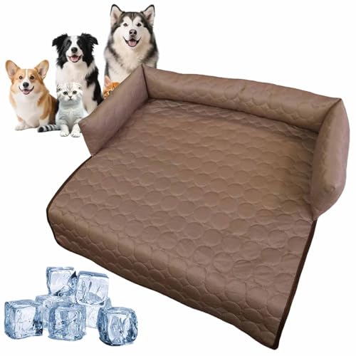 Pelzbarn Kühlendes Sofabett,Kühlendes Hundebett mit Wärmeentlastung,Heatrelief Kühlende mit Eisseide,Maschinenwaschbar kühlmatte,Sommer-Komfortmatte füR Katzen und Hunde Aller GrößEn (C,90×90cm) Pelzbarn Kühlendes Sofabett,Kühlendes Hundebett mit Wärmeentlastung,Heatrelief Kühlende mit Eisseide,Maschinenwaschbar kühlmatte,Sommer-Komfortmatte füR Katzen und Hunde Aller GrößEn (C,90×90cm) von YUNFAN