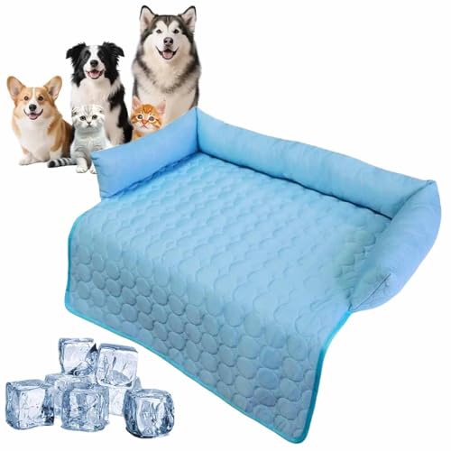 Pelzbarn Kühlendes Sofabett,Kühlendes Hundebett mit Wärmeentlastung,Heatrelief Kühlende mit Eisseide,Maschinenwaschbar kühlmatte,Sommer-Komfortmatte füR Katzen und Hunde Aller GrößEn (A,70×70cm) Pelzbarn Kühlendes Sofabett,Kühlendes Hundebett mit Wärmeentlastung,Heatrelief Kühlende mit Eisseide,Maschinenwaschbar kühlmatte,Sommer-Komfortmatte füR Katzen und Hunde Aller GrößEn (A,70×70cm) von YUNFAN