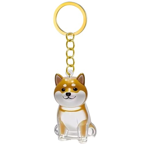 YUNGLOO Miniatur-Hundefigur-Schlüsselanhänger mit integriertem Tierhaar-Sammler, transparent, Katzenfell, Aufbewahrungsbox, Schlüsselanhänger, Andenken, Tierhaar, Schlüsselanhänger für Taschen YUNGLOO Miniatur-Hundefigur-Schlüsselanhänger mit integriertem Tierhaar-Sammler, transparent, Katzenfell, Aufbewahrungsbox, Schlüsselanhänger, Andenken, Tierhaar, Schlüsselanhänger für Taschen von YUNGLOO